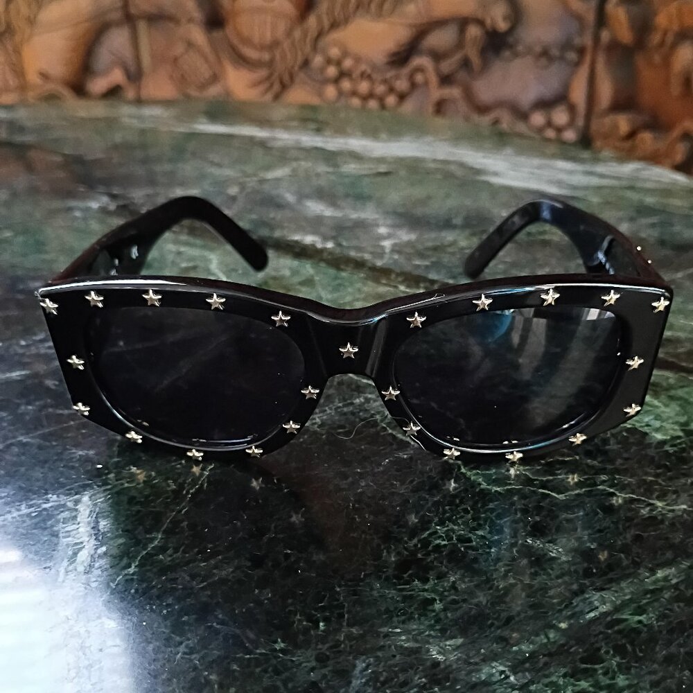 Rare Chanel 1990's Star Les Etoiles Studded CC Sunglasses - Picture 8 of 16